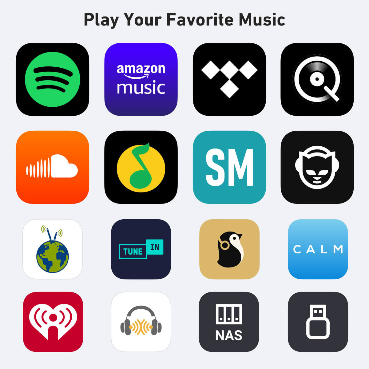 Amplifier with Amazon Music