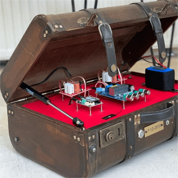 diy suitcase speaker