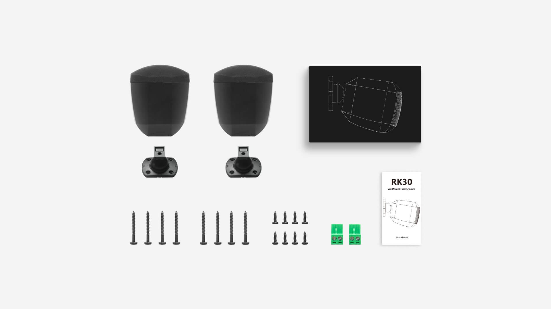 on wall speaker package