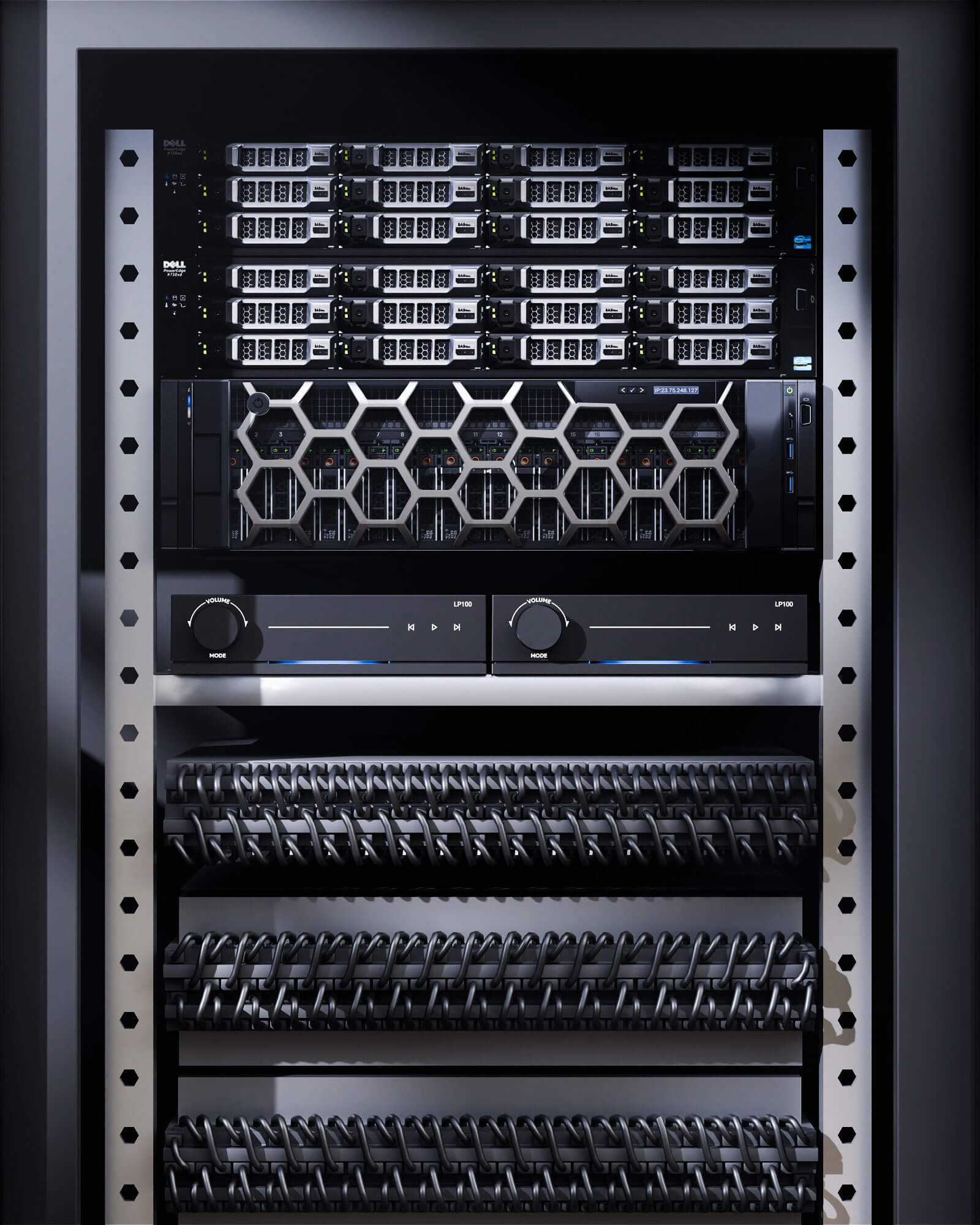 music streamer with rackmount