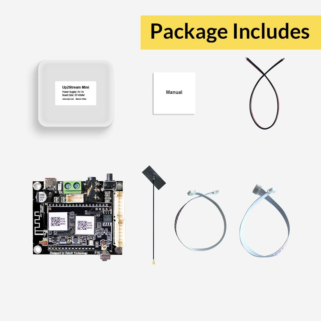 WiFi audio receive package