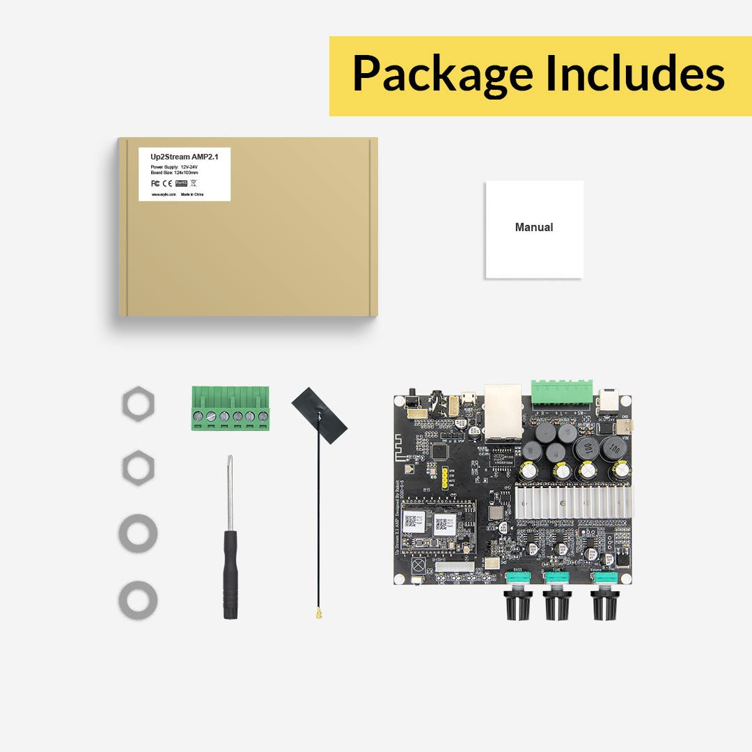 package of Up2stream Amp 2.1