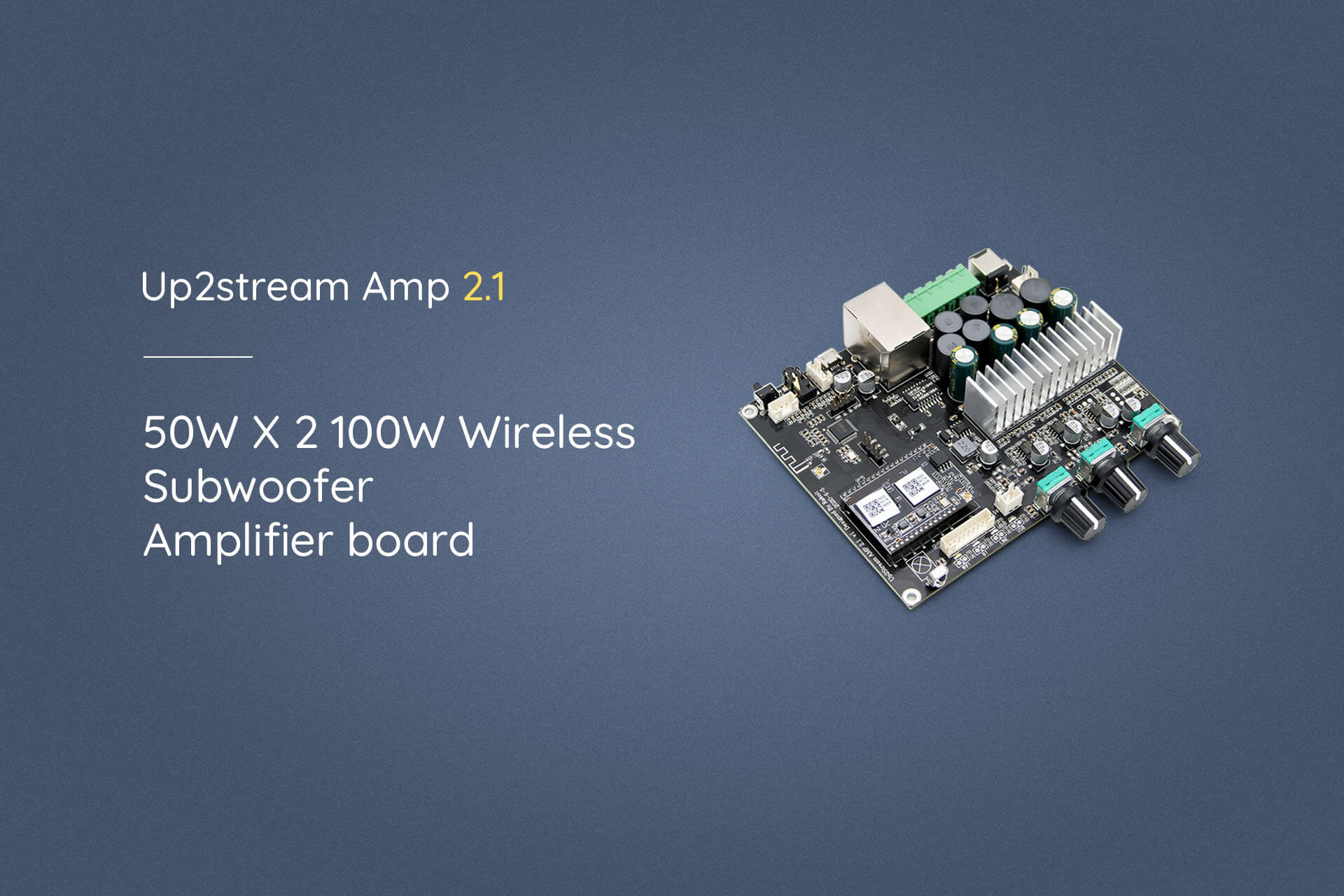 Wireless 2.1 Amplifier Board - Up2stream Amp 2.1