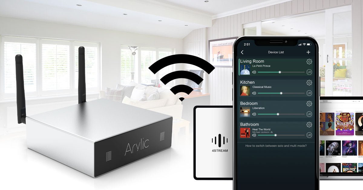 WiFi audio streaming