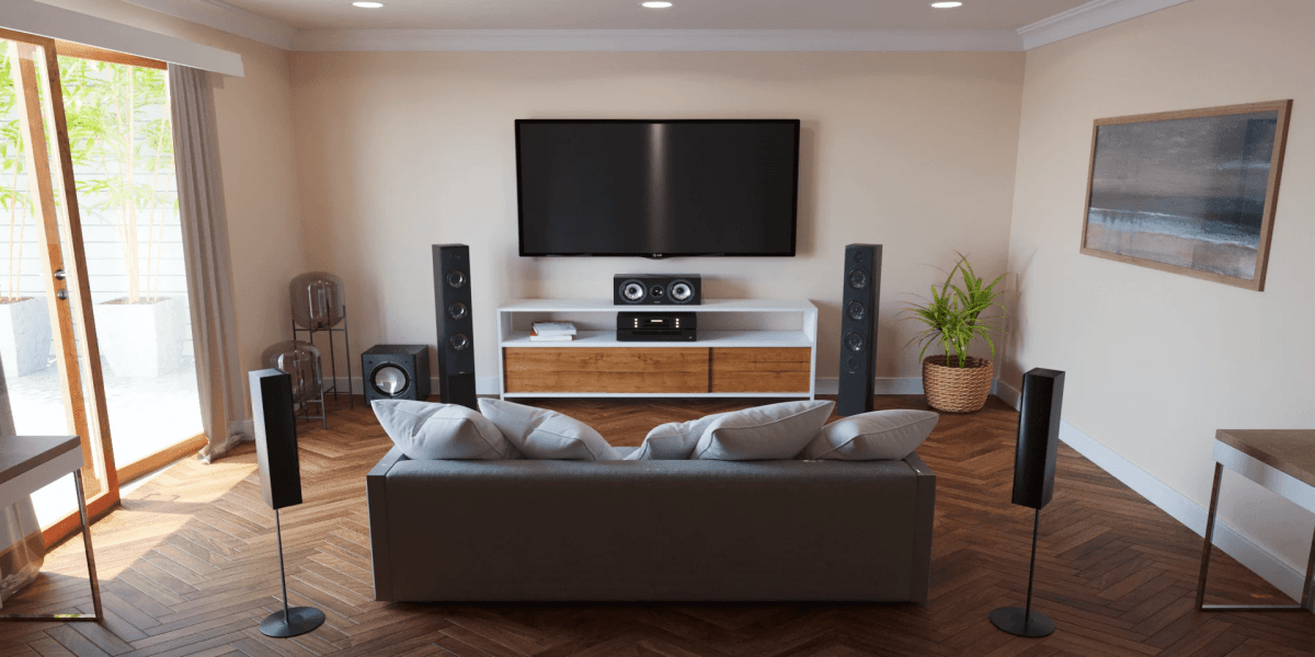 4-channel home audio anplifier