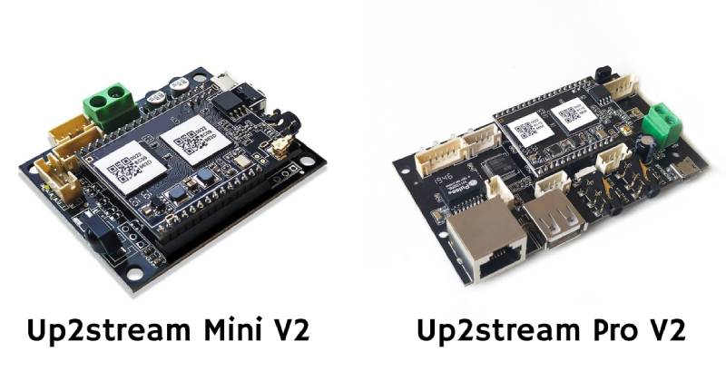 The new features with Up2stream Pro V2 and Up2stream Mini V2