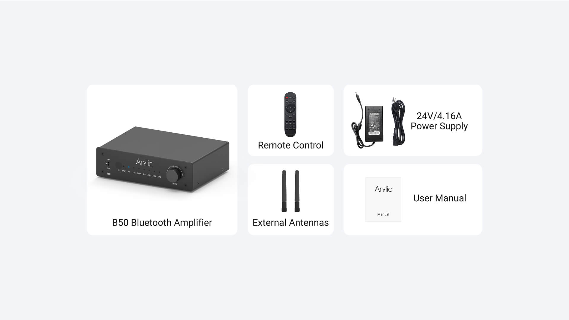 B50 Bluetooth amplifier and Bluetooth transmitter