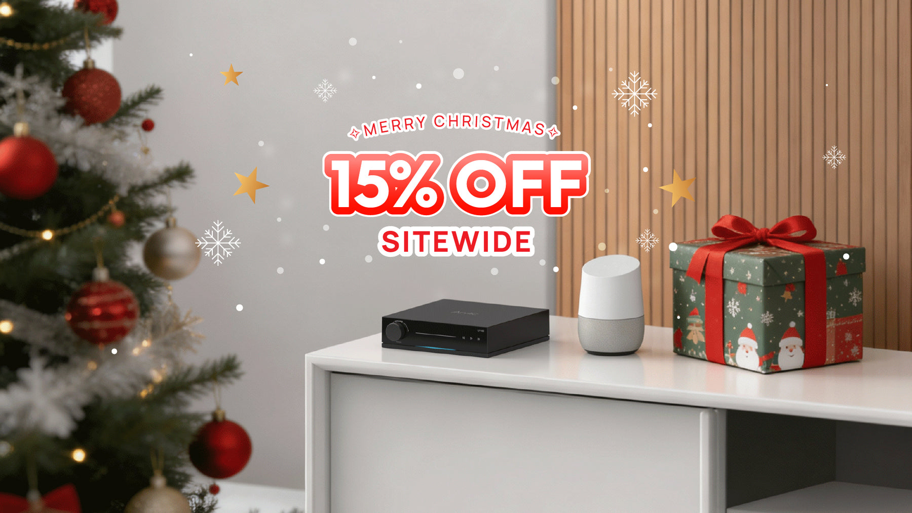 Arylic Mery Christmas Sale: 15% Off Sitewide
