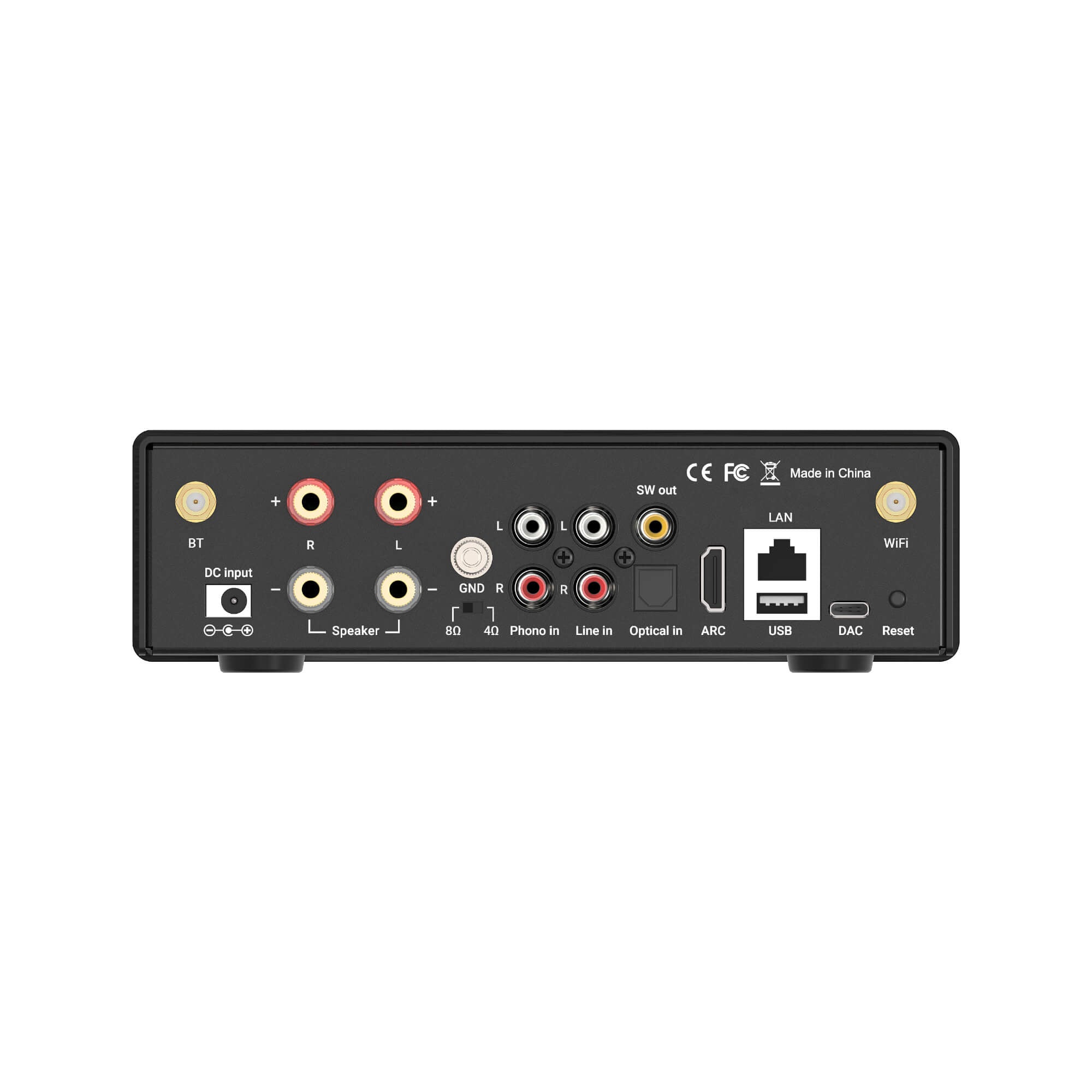 Arylic® H50 Wireless Airplay 2 Amplifier & Alexa Amplifier