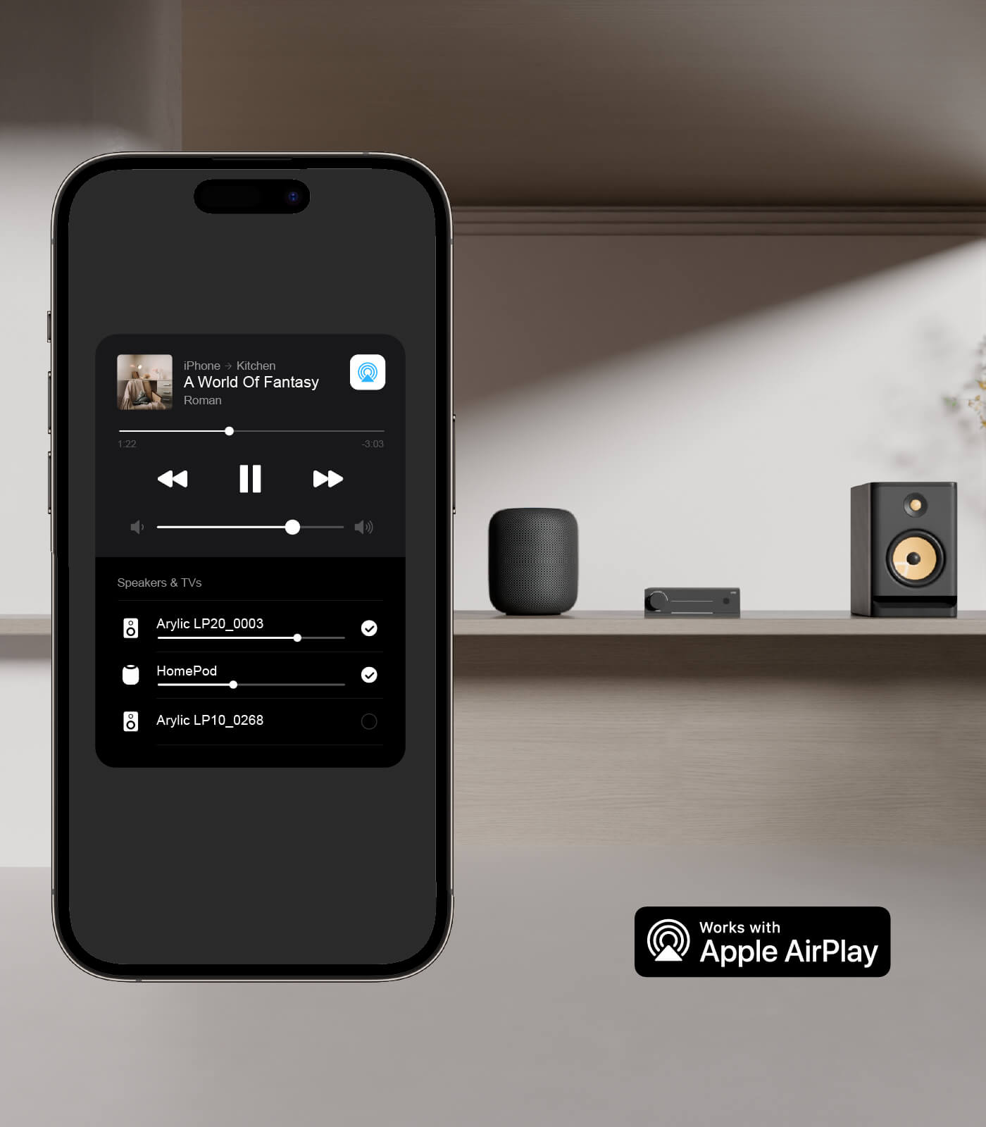 LP20 AirPlay music streamer