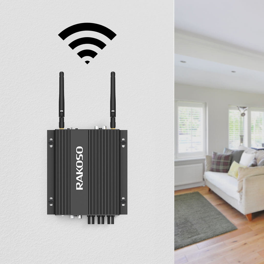 wireless on wall audio amplifier