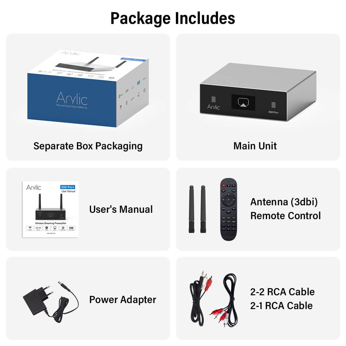 wireless preamplifier package
